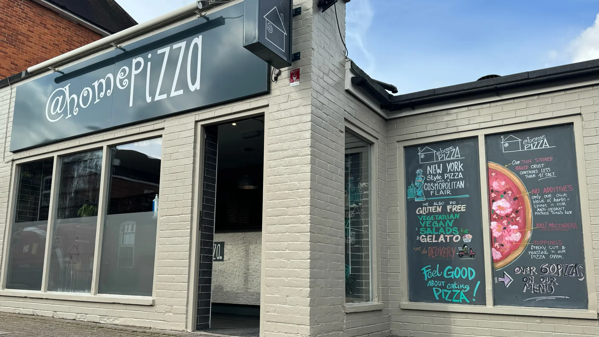 The @homepizza pizzeria on Packhorse Road, Gerrards Cross.